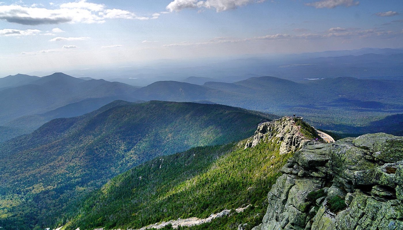 View from the summit of Whiteface Mountain