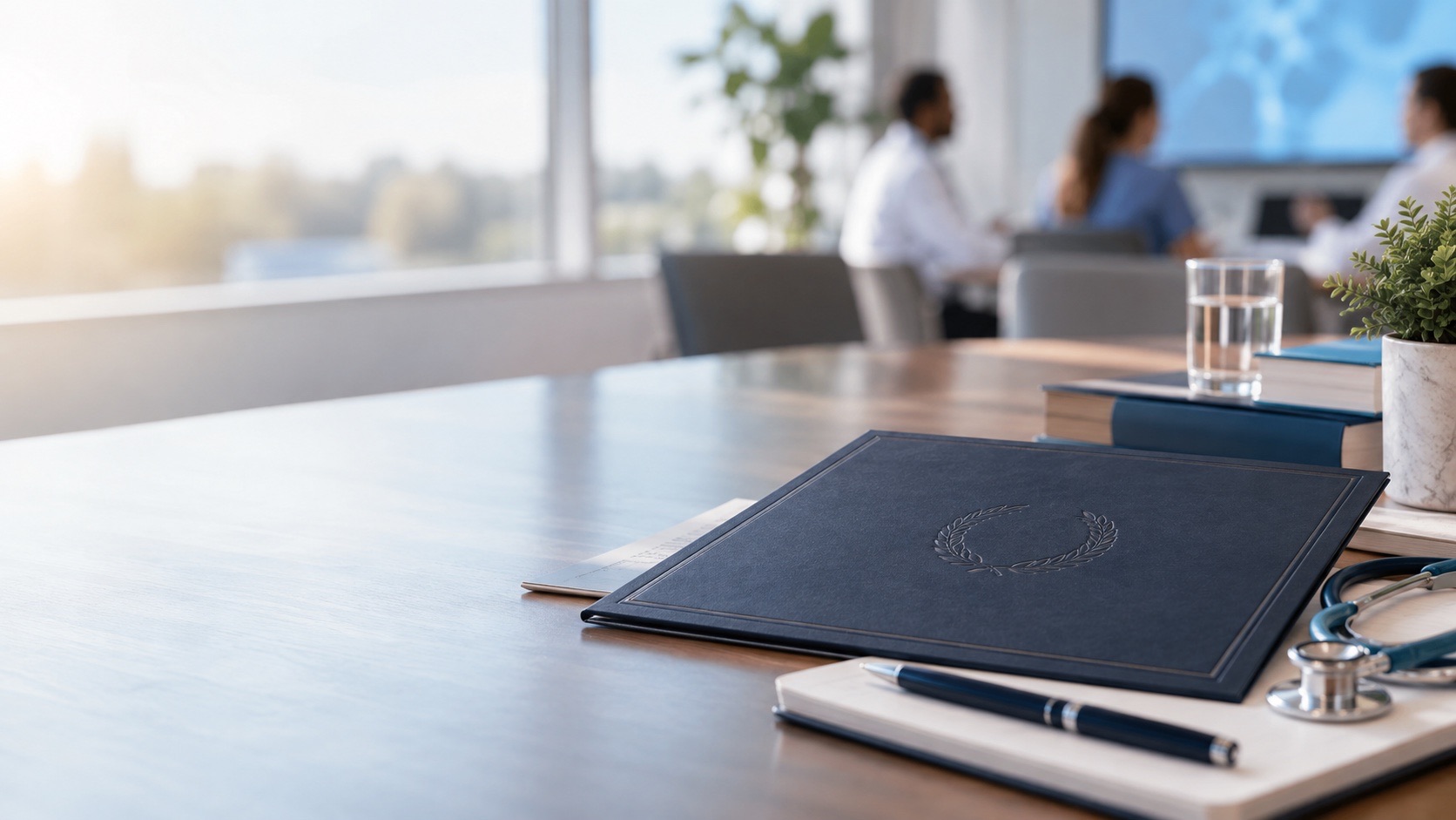 Accreditation materials in a healthcare education setting